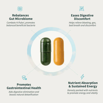 GUT RESET™ | Gut Health + Spirulina & Chlorella
