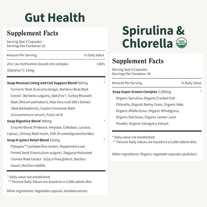 GUT RESET™ | Gut Health + Spirulina & Chlorella